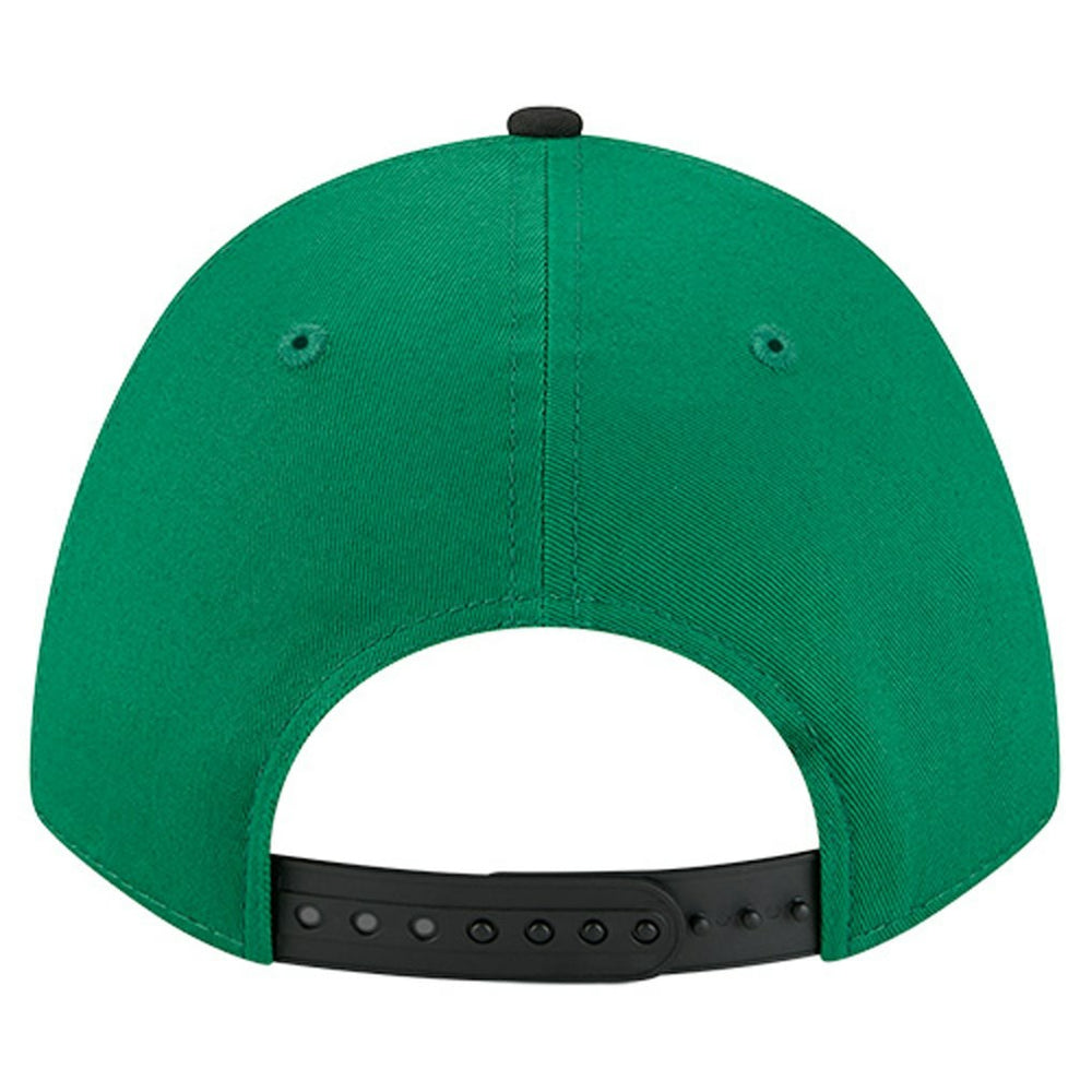 Boston Celtics Bold Arch COOLERA 9FORTY A-Frame M-Crown Adjustable Hat Kelly Green - New Era