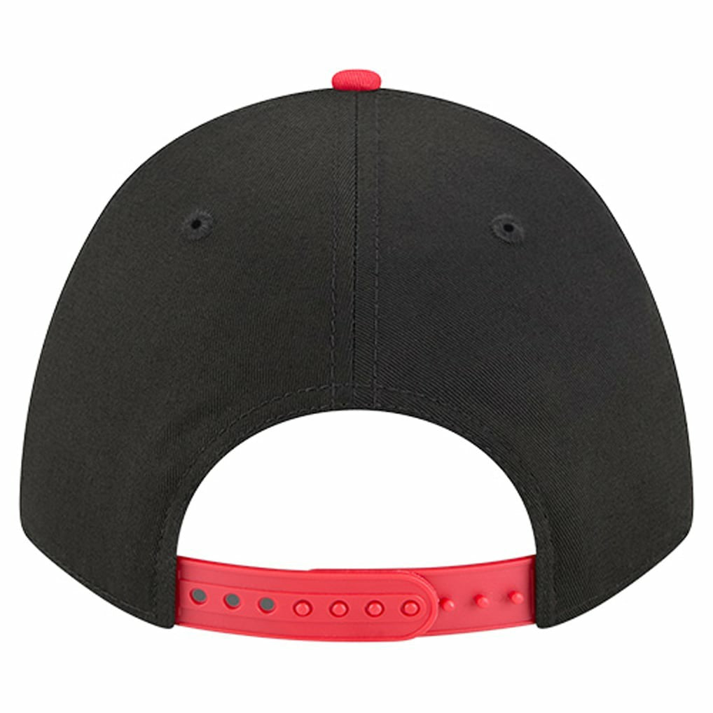 Chicago Bulls Bold Arch COOLERA 9FORTY A-Frame M-Crown Adjustable Hat Black - New Era