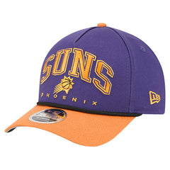 Phoenix Suns Bold Arch COOLERA 9FORTY A-Frame M-Crown Adjustable Hat Purple - New Era