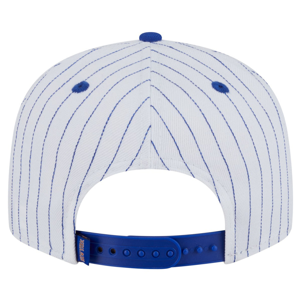 New York Knicks Deceptor Pinstripe 9FIFTY Snapback Hat White - New Era