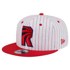 Toronto Raptors Deceptor Pinstripe 9FIFTY Snapback Hat White - New Era