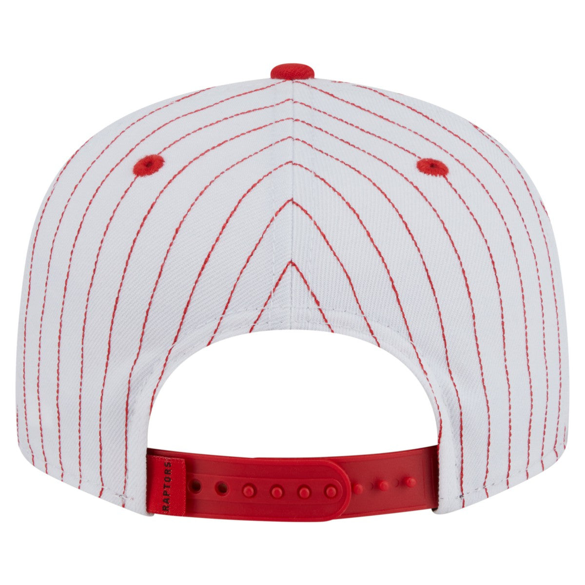 Toronto Raptors Deceptor Pinstripe 9FIFTY Snapback Hat White - New Era