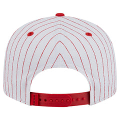 Toronto Raptors Deceptor Pinstripe 9FIFTY Snapback Hat White - New Era
