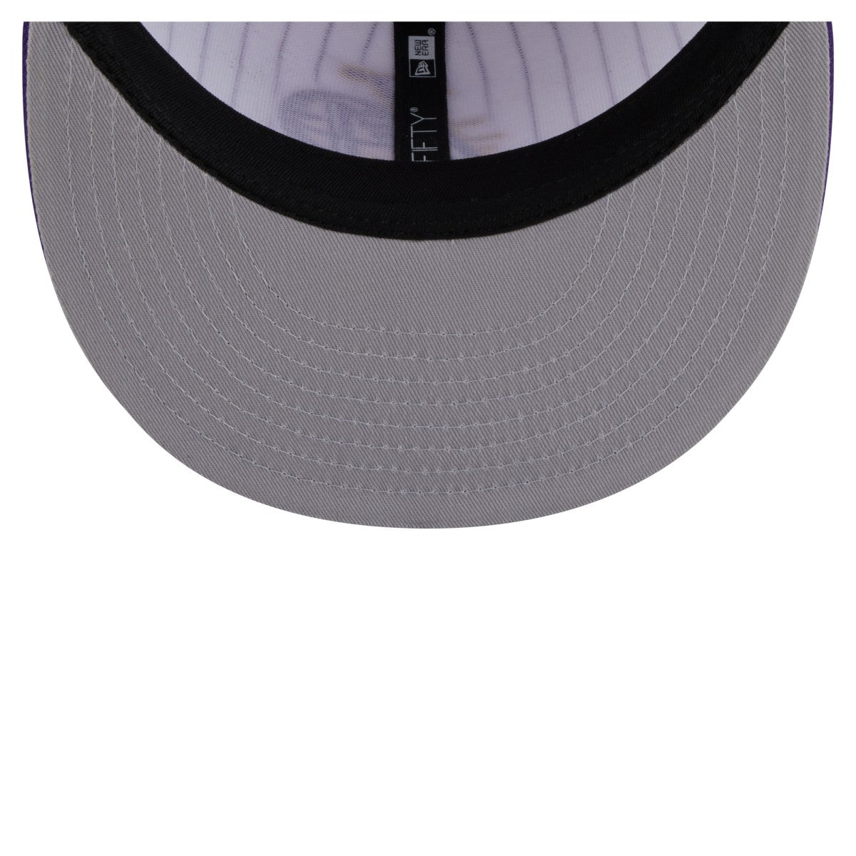 Los Angeles Lakers Deceptor Pinstripe 9FIFTY Snapback Hat White - New Era