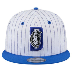 Dallas Mavericks Deceptor Pinstripe 9FIFTY Snapback Hat White - New Era
