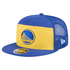 Golden State Warriors Outdoor Split Panel 9FIFTY Snapback Hat Gold/Royal - New Era