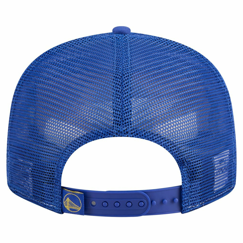 Golden State Warriors Outdoor Split Panel 9FIFTY Snapback Hat Gold/Royal - New Era