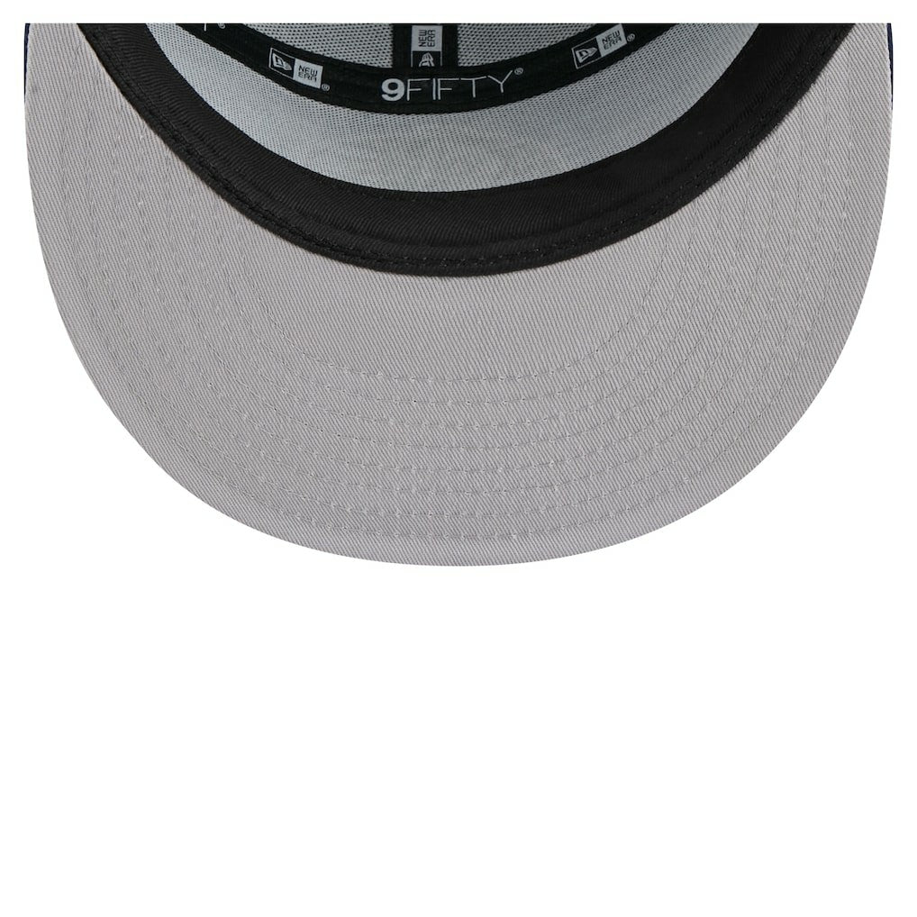 Dallas Mavericks Outdoor Split Panel 9FIFTY Snapback Hat Blue/Navy - New Era