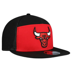 Chicago Bulls Outdoor Split Panel 9FIFTY Snapback Hat Red/Black - New Era
