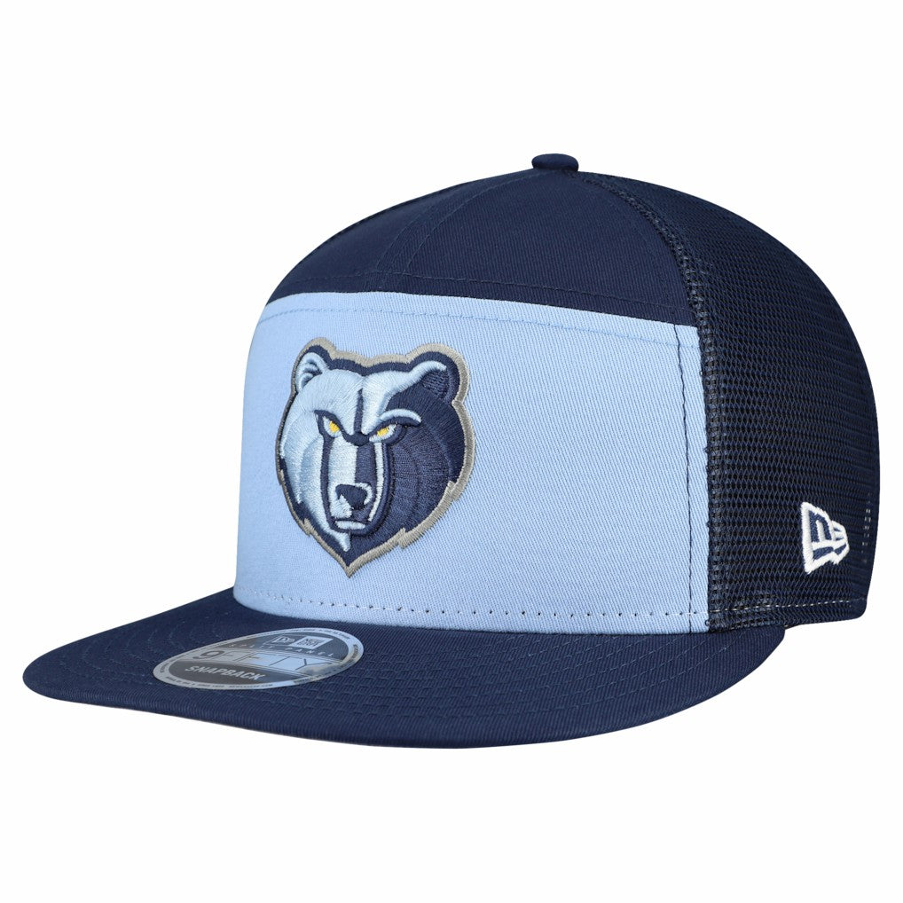 Memphis Grizzlies Outdoor Split Panel 9FIFTY Snapback Hat Light Blue/Navy - New Era