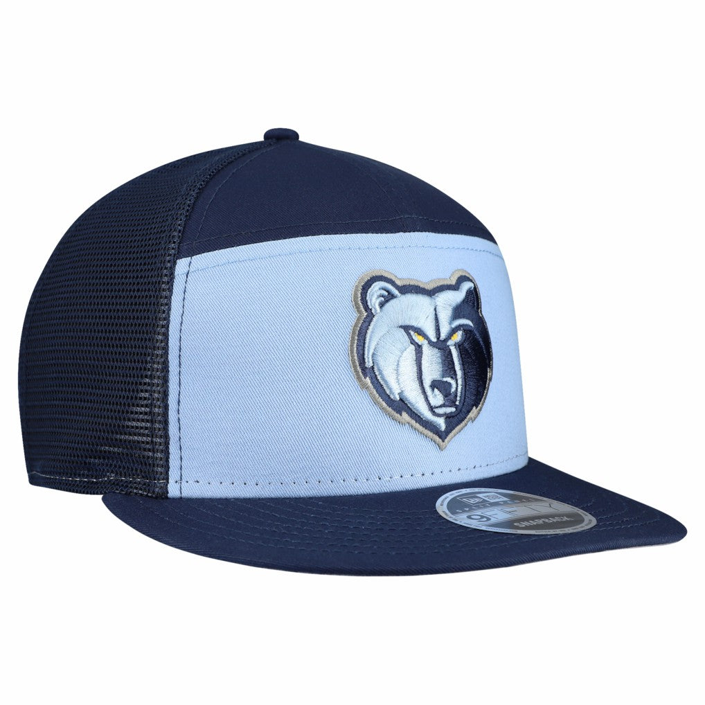 Memphis Grizzlies Outdoor Split Panel 9FIFTY Snapback Hat Light Blue/Navy - New Era