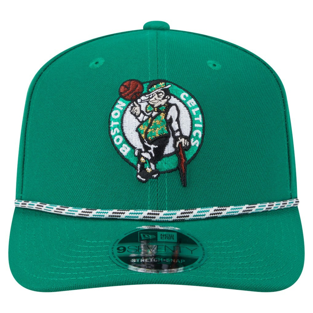 Boston Celtics Rope 9SEVENTY Adjustable Hat Kelly Green - New Era