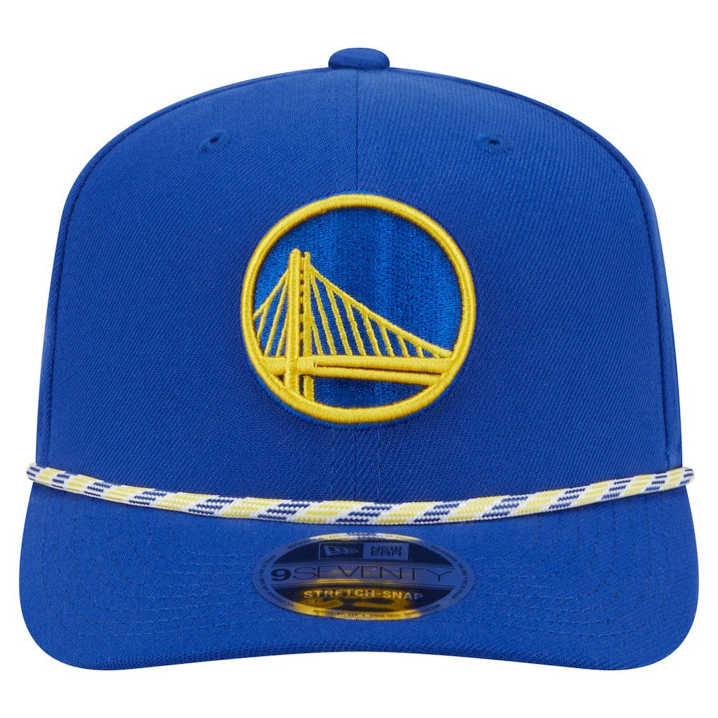 Golden State Warriors Rope 9SEVENTY Adjustable Hat Blue - New Era