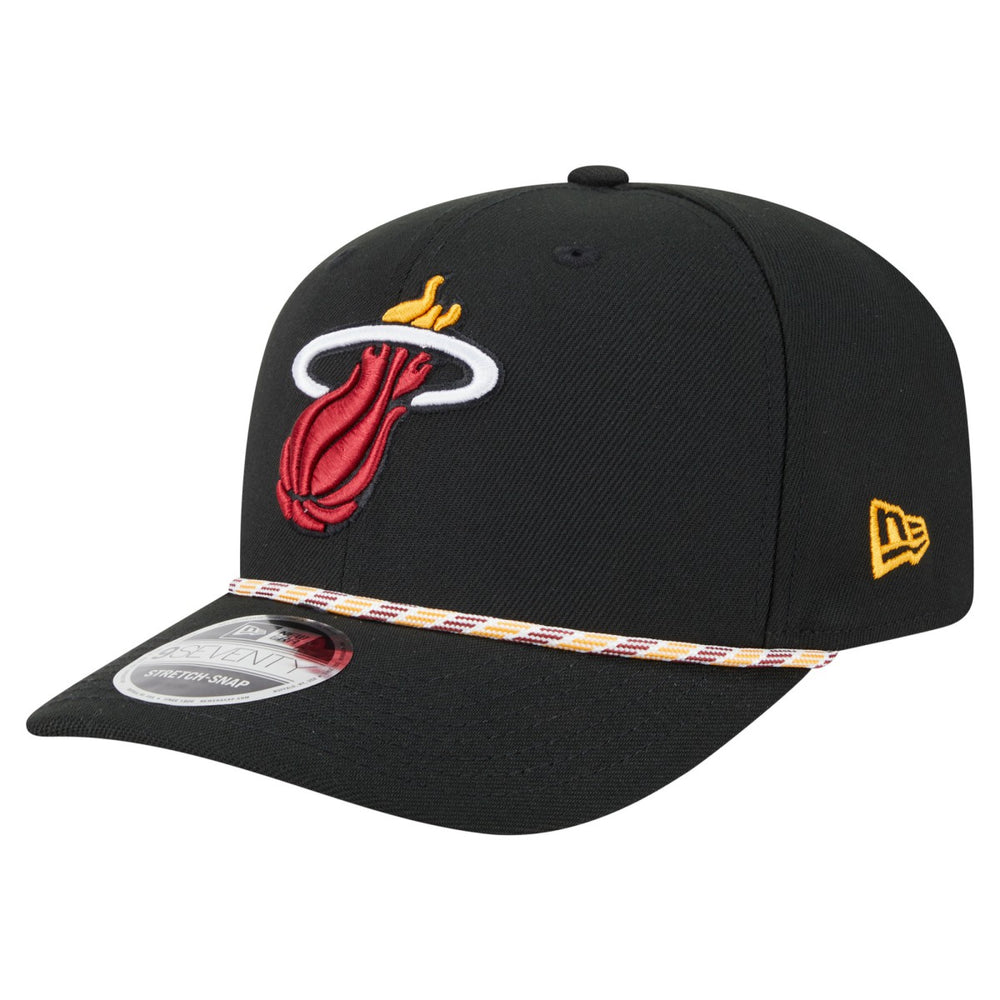 Miami Heat Rope 9SEVENTY Adjustable Hat Black - New Era