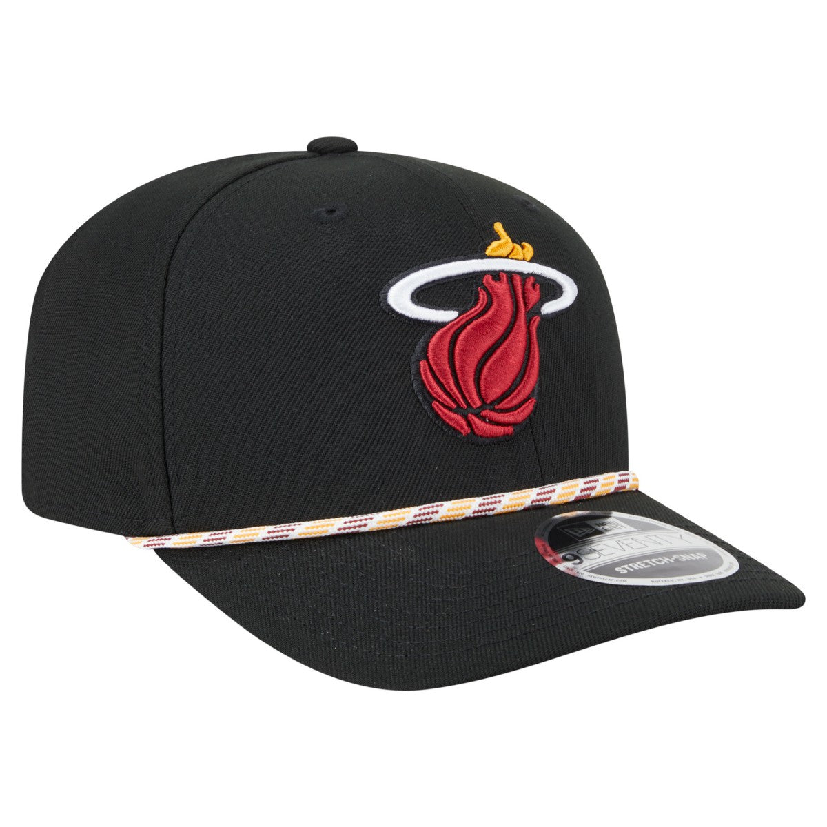 Miami Heat Rope 9SEVENTY Adjustable Hat Black - New Era