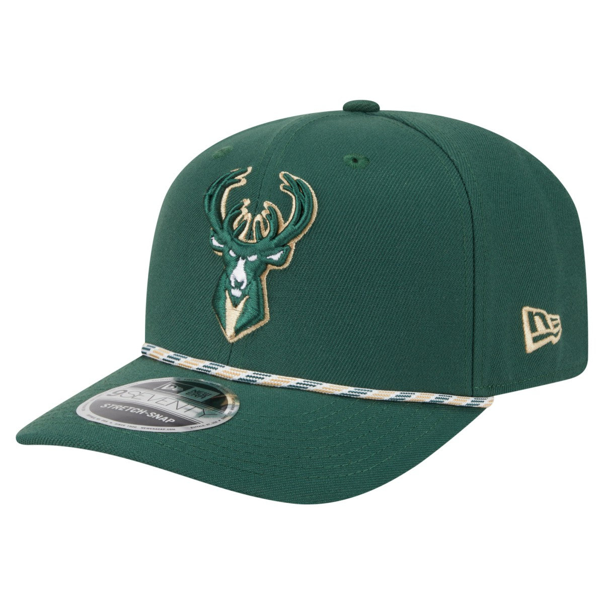 Milwaukee Bucks Rope 9SEVENTY Adjustable Hat Hunter Green - New Era outlet