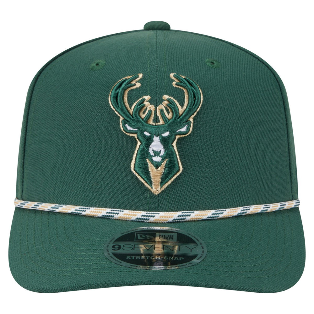 Milwaukee Bucks Rope 9SEVENTY Adjustable Hat Hunter Green - New Era outlet