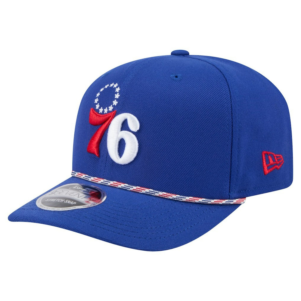 Philadelphia 76ers Rope 9SEVENTY Adjustable Hat Blue - New Era