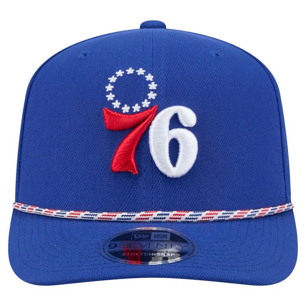 Philadelphia 76ers Rope 9SEVENTY Adjustable Hat Blue - New Era