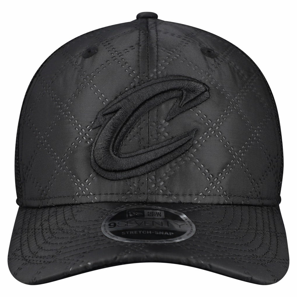 Cleveland Cavaliers Quilted 9SEVENTY Trucker Adjustable Hat Black - New Era