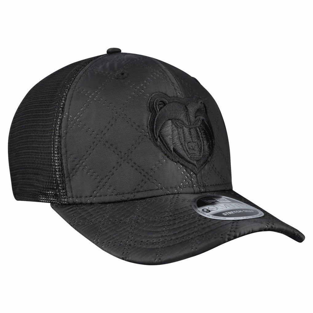 Memphis Grizzlies Quilted 9SEVENTY Trucker Adjustable Hat Black - New Era