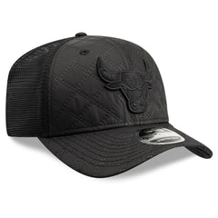 Chicago Bulls Quilted 9SEVENTY Trucker Adjustable Hat Black - New Era