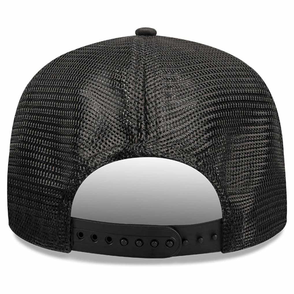 Chicago Bulls Quilted 9SEVENTY Trucker Adjustable Hat Black - New Era