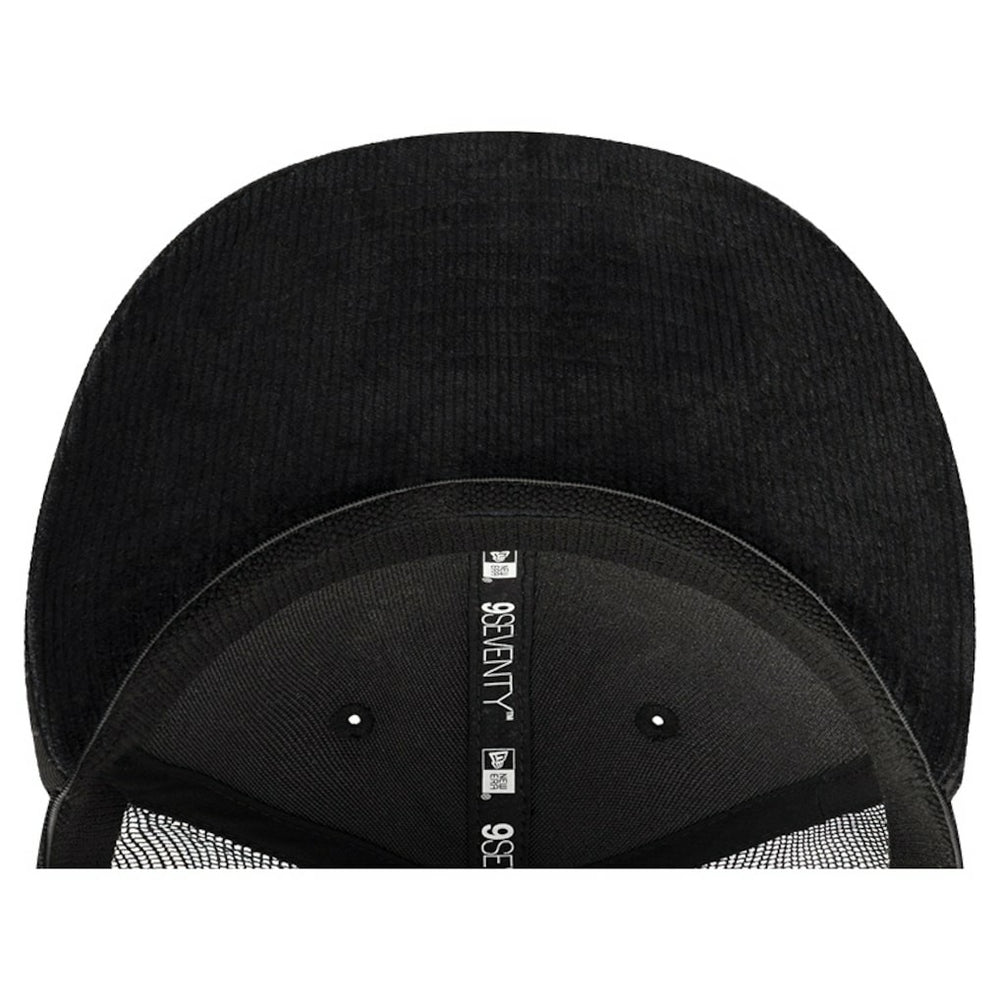Chicago Bulls Quilted 9SEVENTY Trucker Adjustable Hat Black - New Era