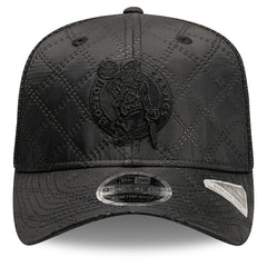 Boston Celtics Quilted 9SEVENTY Trucker Adjustable Hat Black - New Era