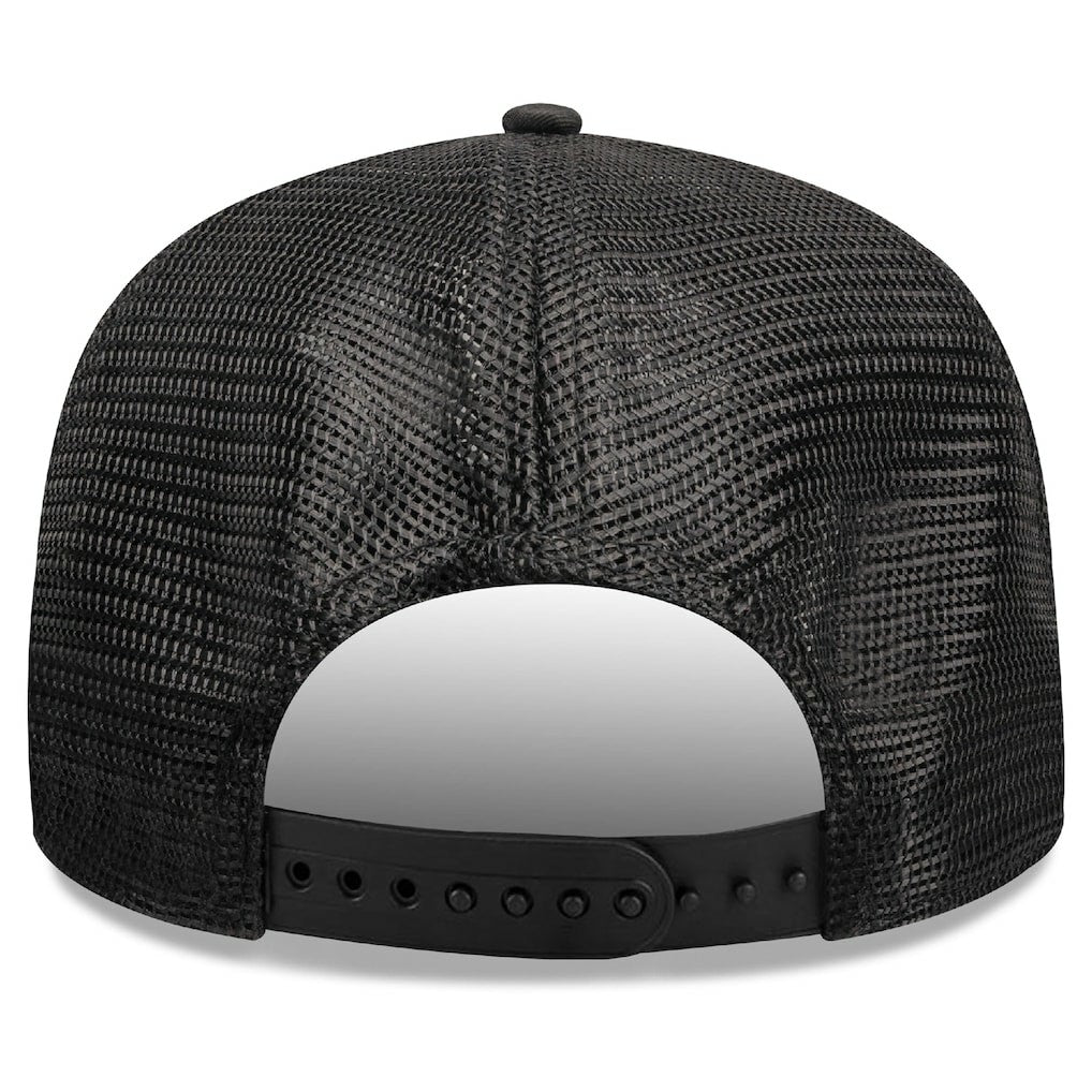 Boston Celtics Quilted 9SEVENTY Trucker Adjustable Hat Black - New Era