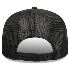 Boston Celtics Quilted 9SEVENTY Trucker Adjustable Hat Black - New Era