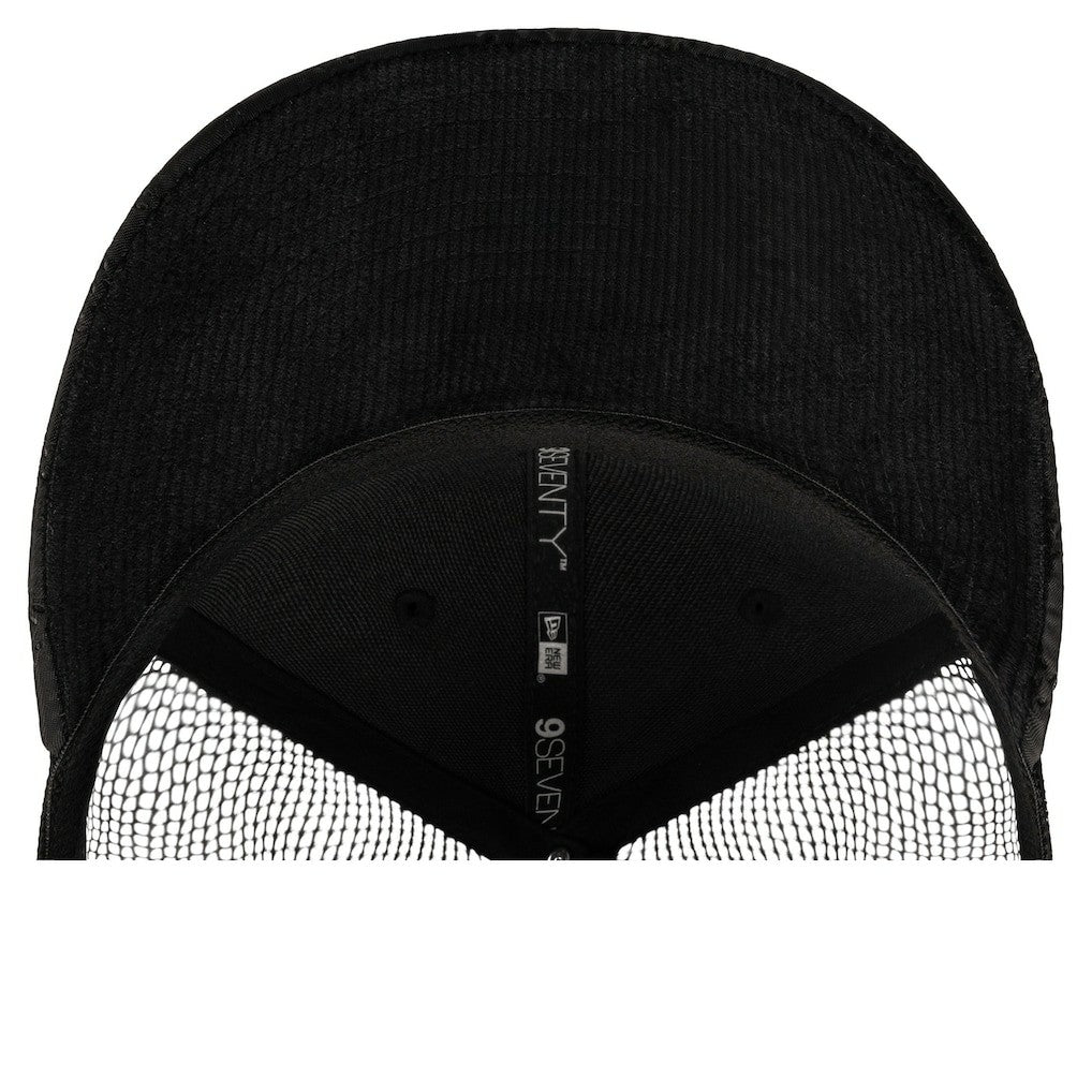Boston Celtics Quilted 9SEVENTY Trucker Adjustable Hat Black - New Era