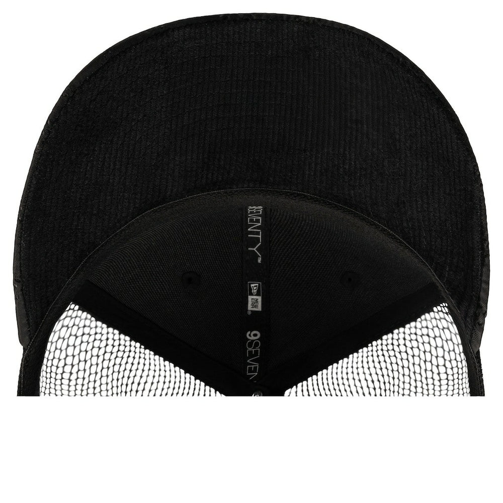 Boston Celtics Quilted 9SEVENTY Trucker Adjustable Hat Black - New Era