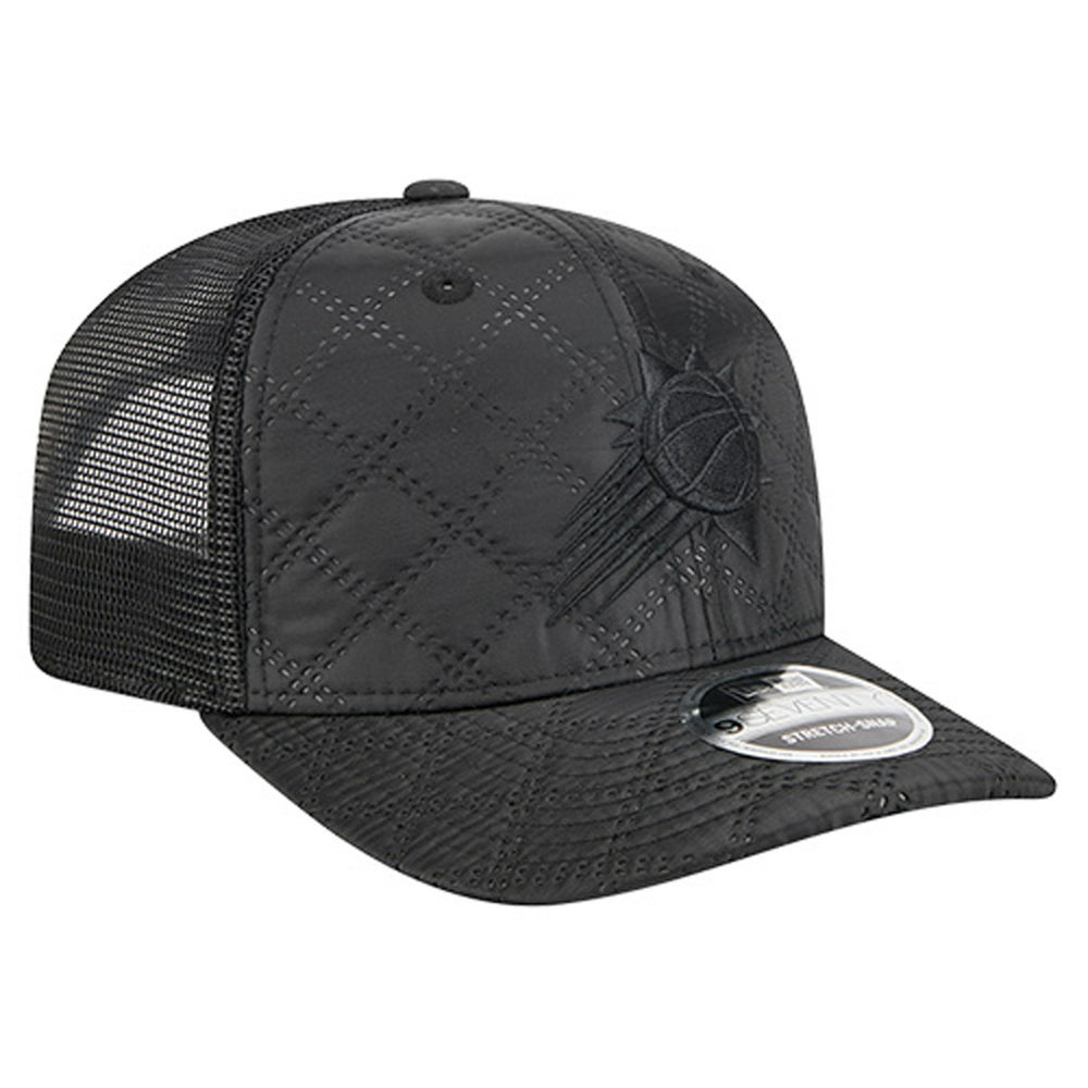Phoenix Suns Quilted 9SEVENTY Trucker Adjustable Hat Black - New Era