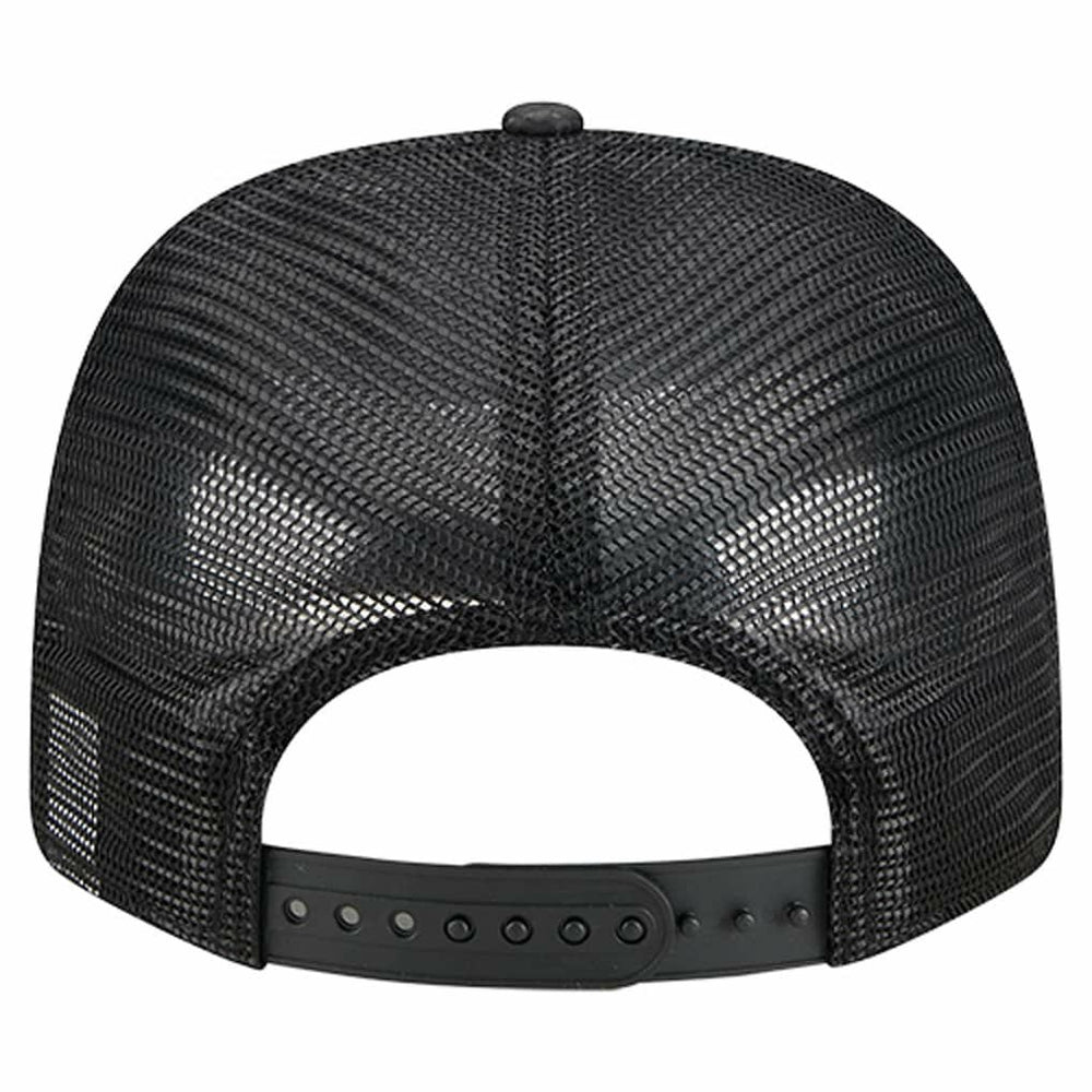 Dallas Mavericks Quilted 9SEVENTY Trucker Adjustable Hat Black - New Era