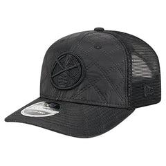 Denver Nuggets Quilted 9SEVENTY Trucker Adjustable Hat Black - New Era
