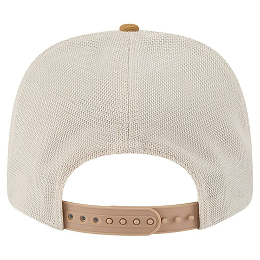 Boston Celtics Two-Tone 9SEVENTY Adjustable Trucker Hat Tan/Light Brown - New Era