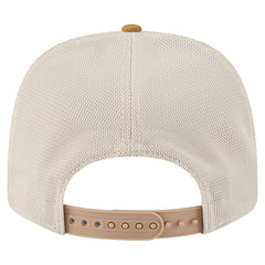 Boston Celtics Two-Tone 9SEVENTY Adjustable Trucker Hat Tan/Light Brown - New Era