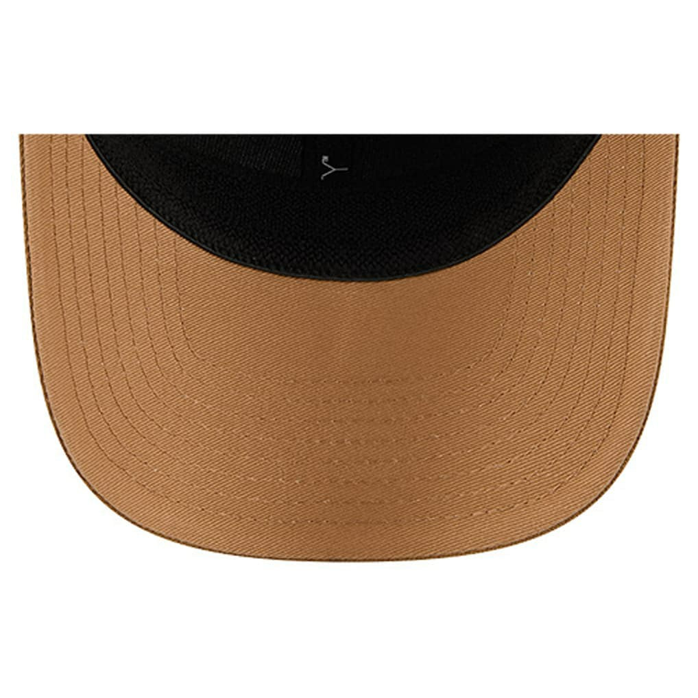 Boston Celtics Two-Tone 9SEVENTY Adjustable Trucker Hat Tan/Light Brown - New Era