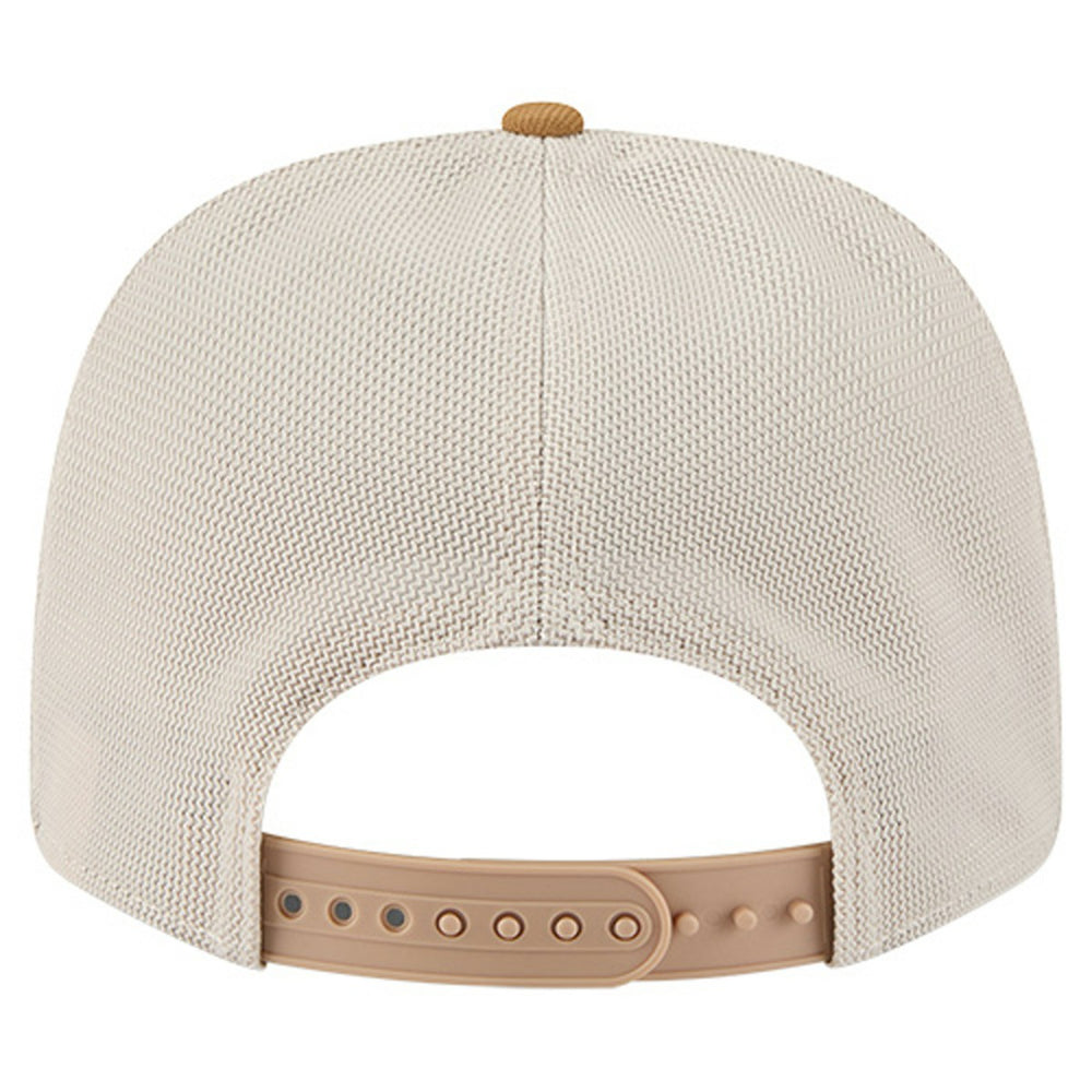 Miami Heat Two-Tone 9SEVENTY Adjustable Trucker Hat Tan/Light Brown - New Era