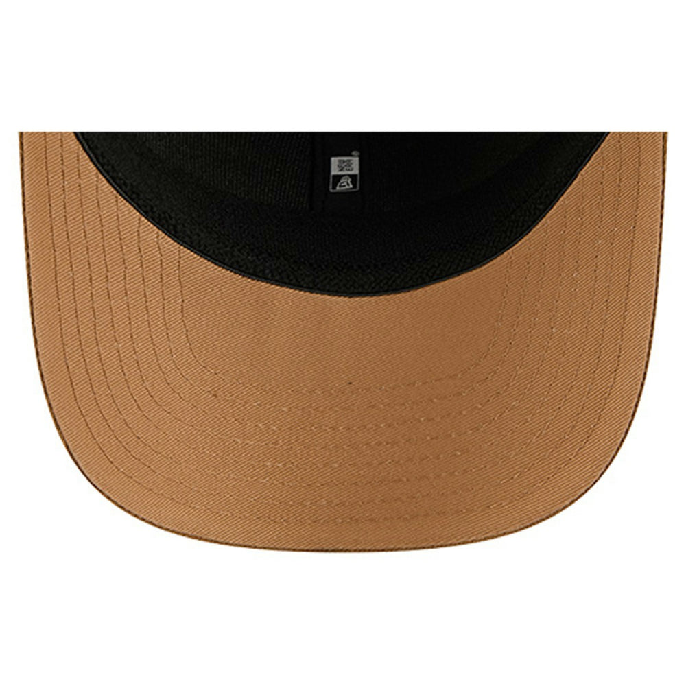 Miami Heat Two-Tone 9SEVENTY Adjustable Trucker Hat Tan/Light Brown - New Era