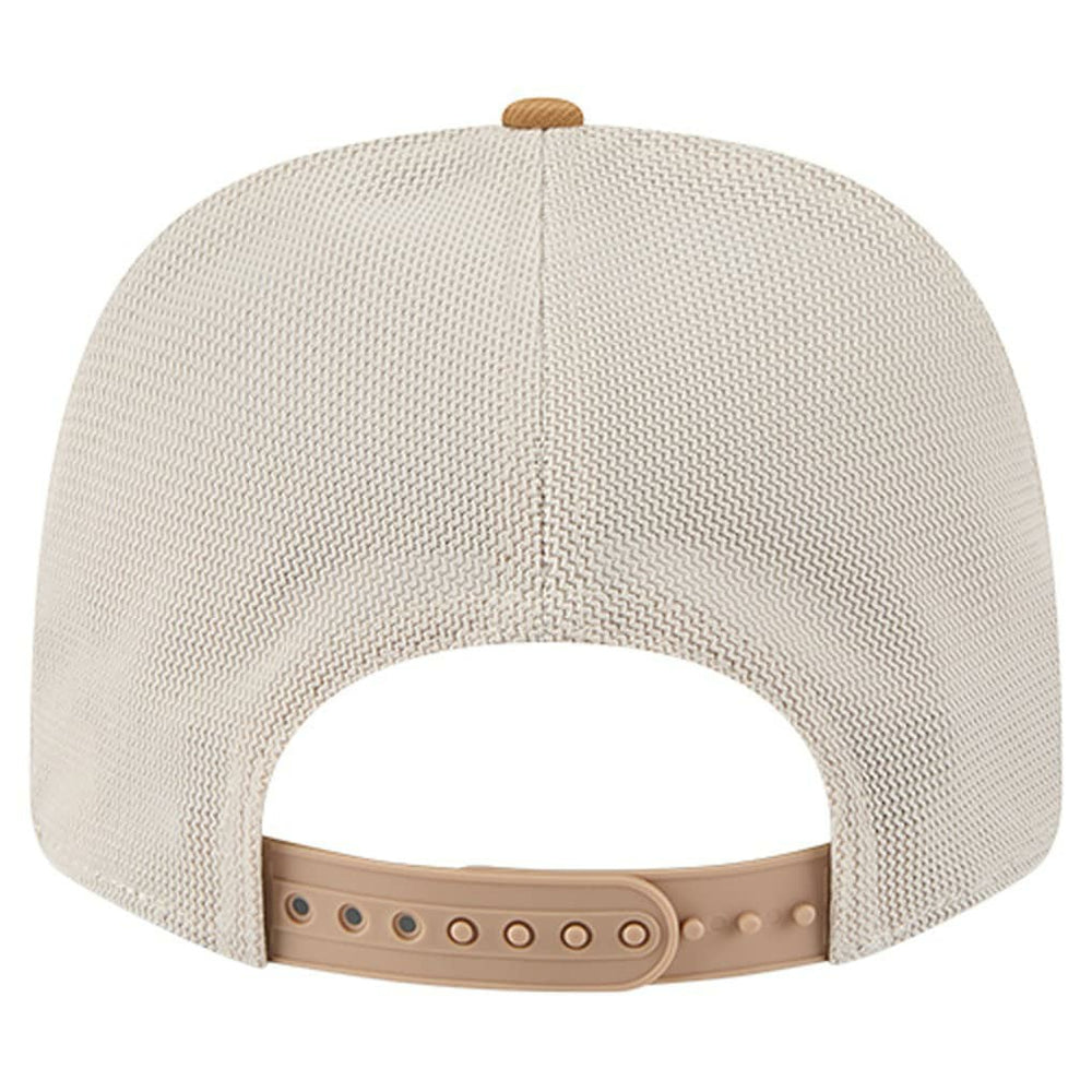 Philadelphia 76ers Two-Tone 9SEVENTY Adjustable Trucker Hat Tan/Light Brown - New Era
