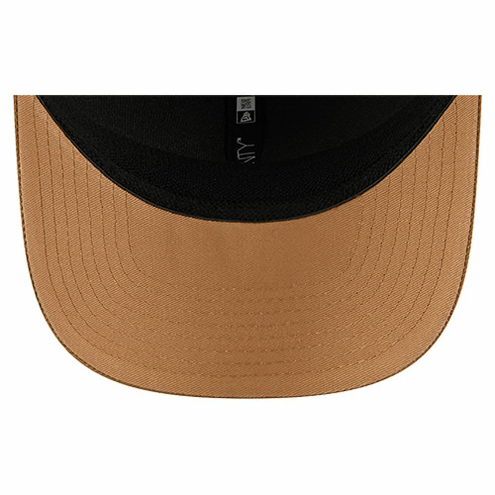 Philadelphia 76ers Two-Tone 9SEVENTY Adjustable Trucker Hat Tan/Light Brown - New Era