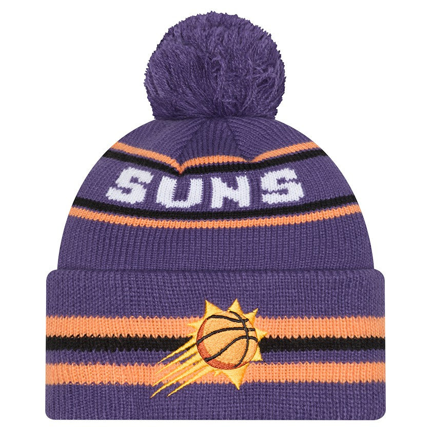 Phoenix Suns Classic Cuffed Knit Hat with Pom Purple - New Era outlet