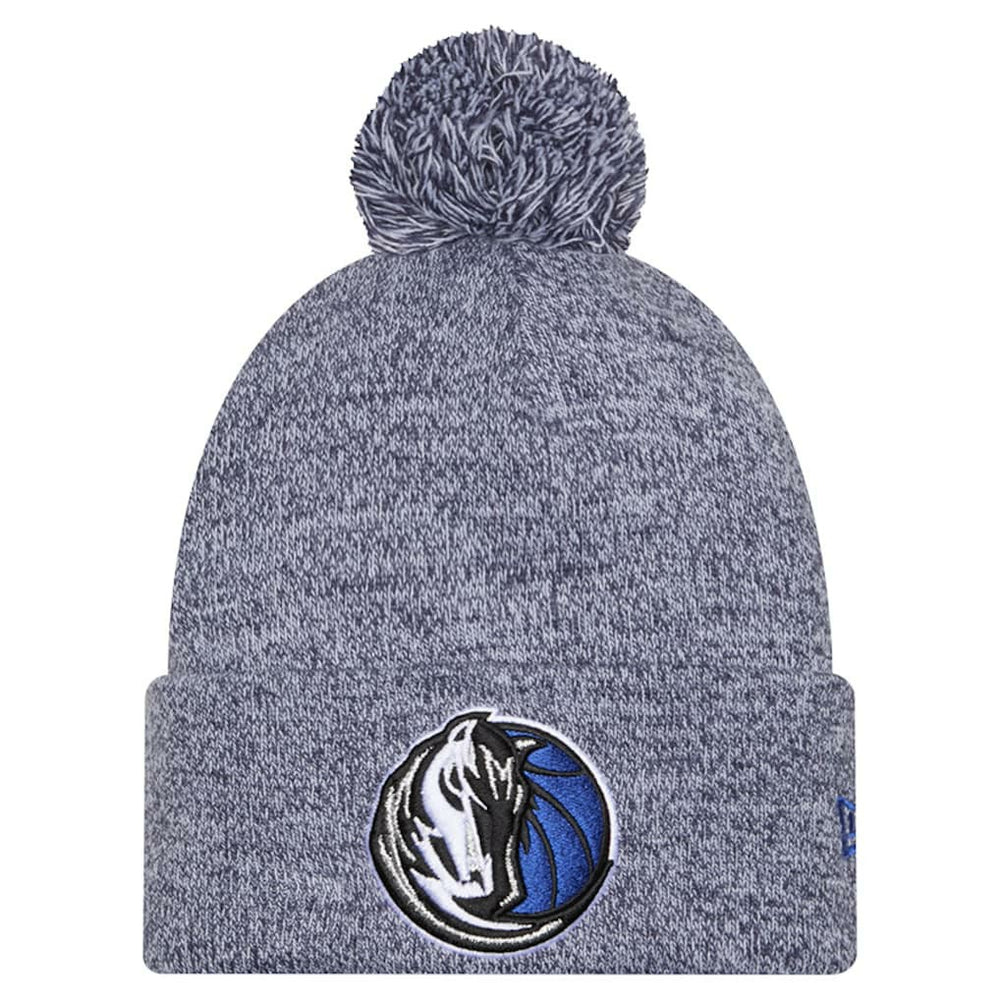 Dallas Mavericks Marled Cuffed Knit Hat with Pom Navy - New Era