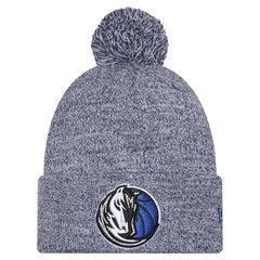 Dallas Mavericks Marled Cuffed Knit Hat with Pom Navy - New Era
