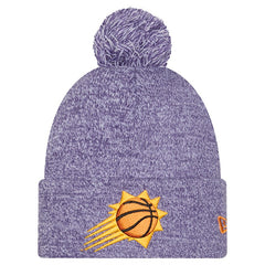 Phoenix Suns Marled Cuffed Knit Hat with Pom Purple - New Era