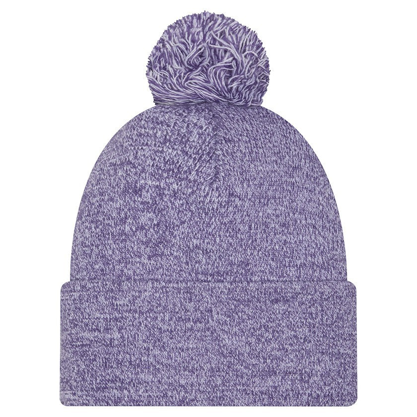 Phoenix Suns Marled Cuffed Knit Hat with Pom Purple - New Era