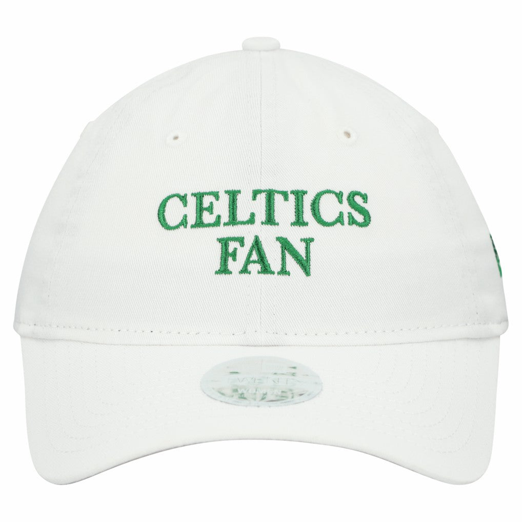 Boston Celtics Women's Team Fan 9TWENTY Adjustable Hat White - New Era