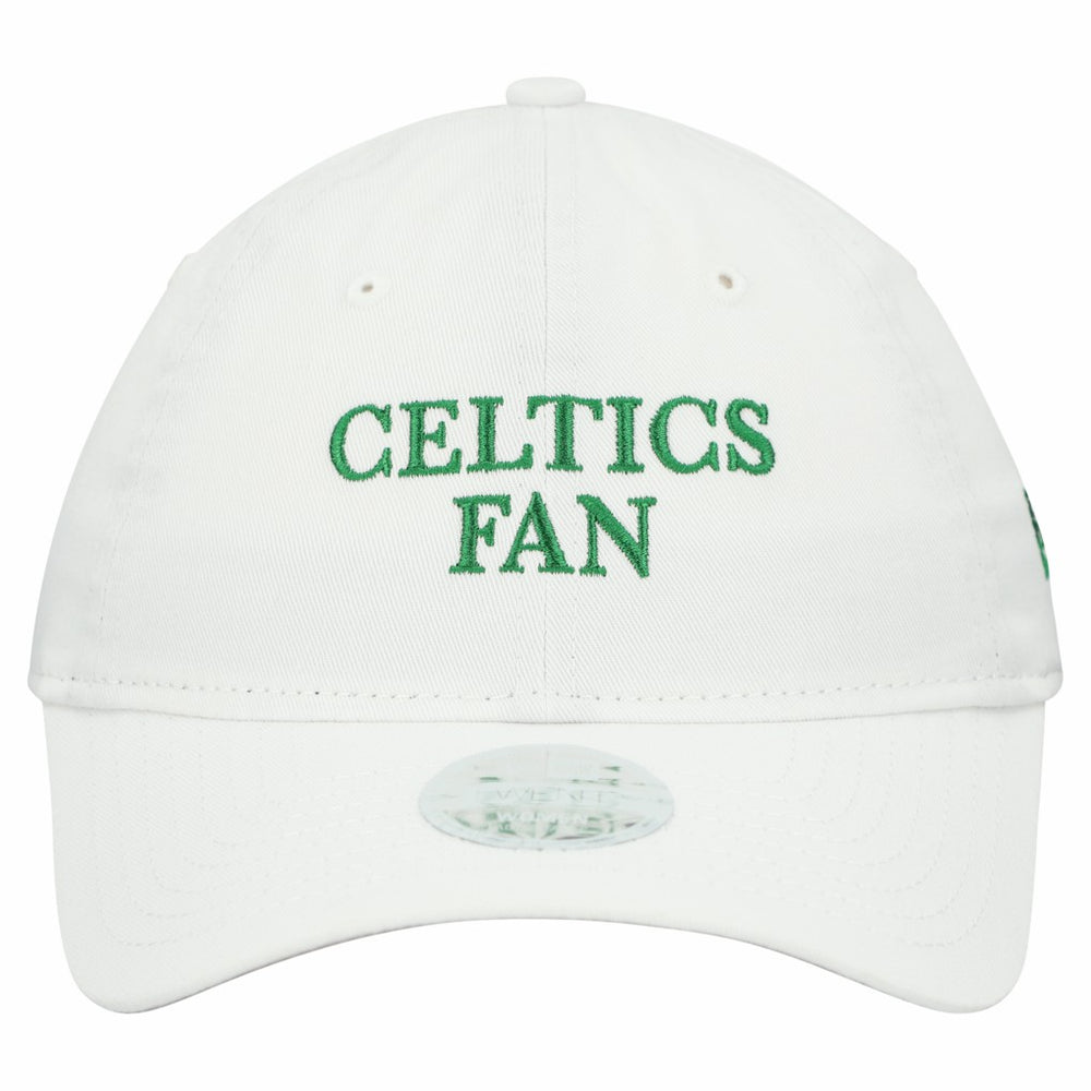 Boston Celtics Women's Team Fan 9TWENTY Adjustable Hat White - New Era